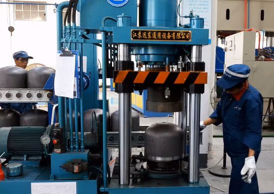 12.5kg/15kg LPG 가스 봄베 제조 설비 본체 생산 라인 탄 폭파 기계